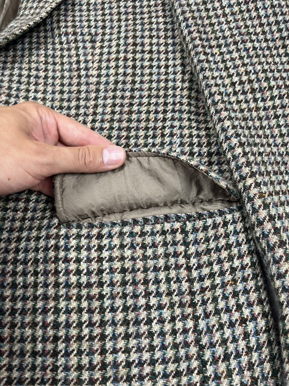 Harris Tweed Harris Tweed England Vintage 100% Wool Blazer Jacket Size 40R - 7 Thumbnail