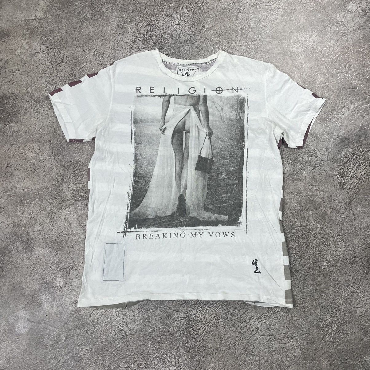 Vintage Vintage 90s Graphic Tee Sun Faded Grunge Humor Art Tapered M Size US M / EU 48-50 / 2 - 2 Thumbnail