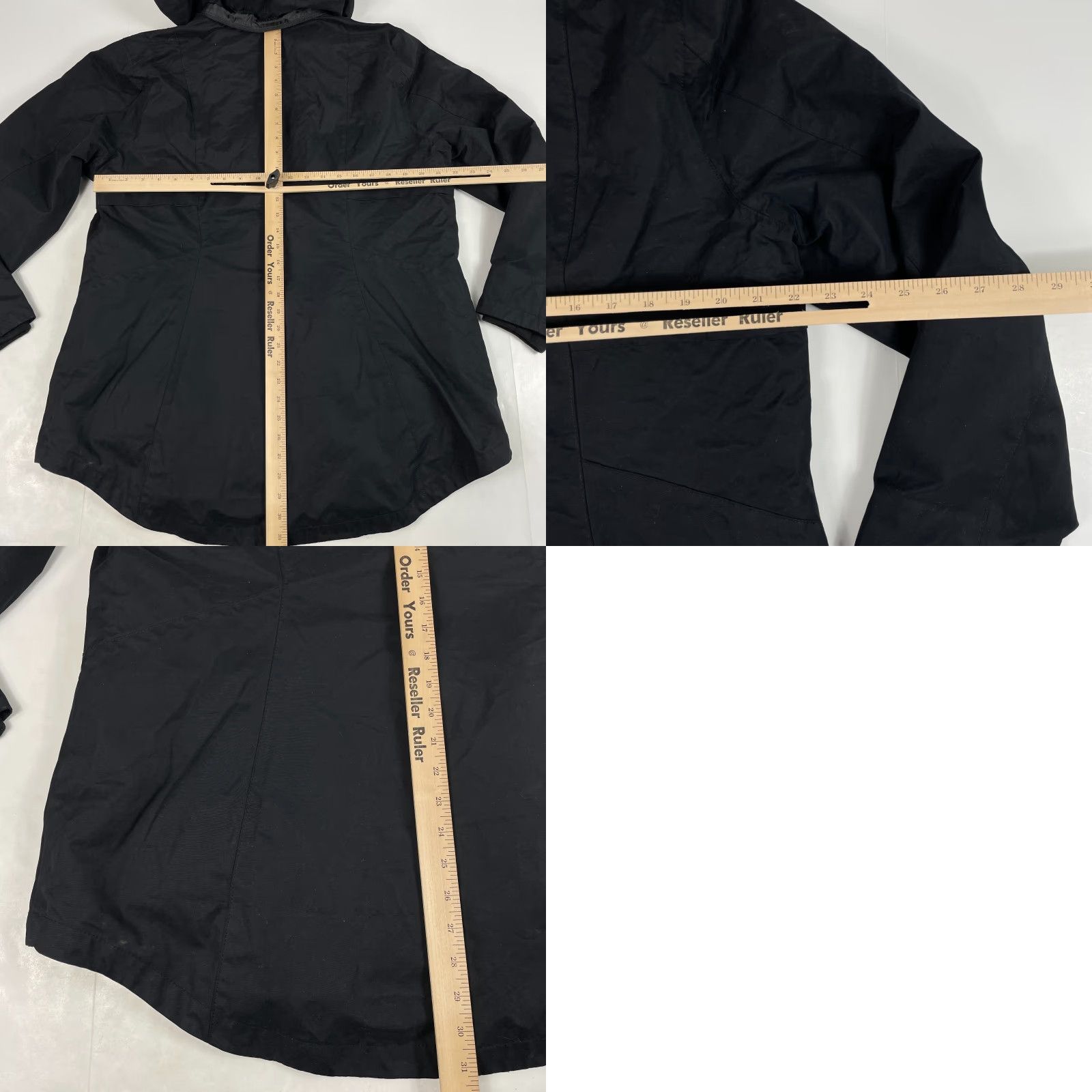 Pendleton VINTAGE Pendleton Jacket Women XL Black Rain Water Resistant Hooded Plaid Lined Size XL / US 12-14 / IT 48-50 - 9 Thumbnail
