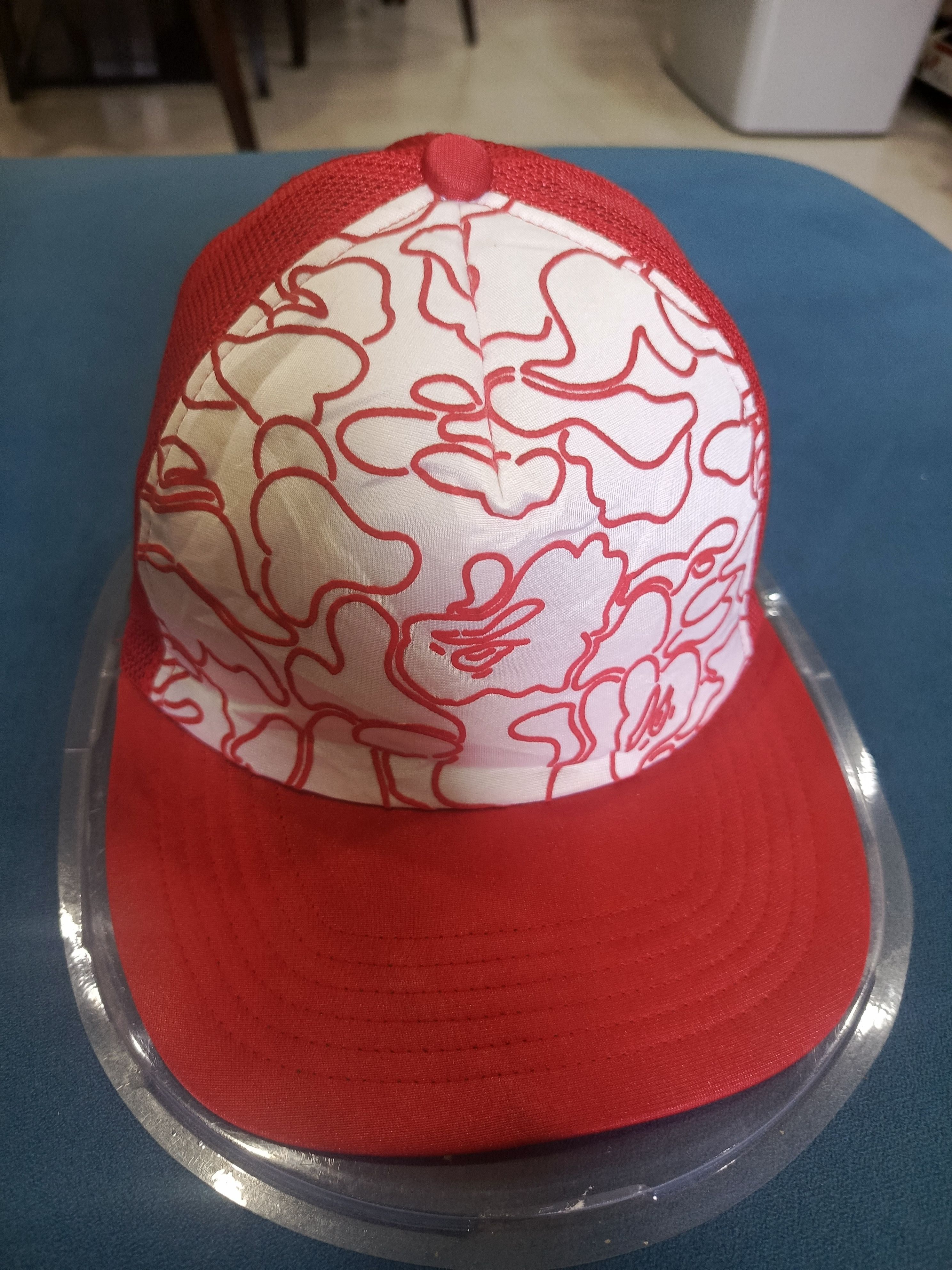 Bape × Carhartt Bape x Carhartt Baseball Cap Red Camo | Grailed