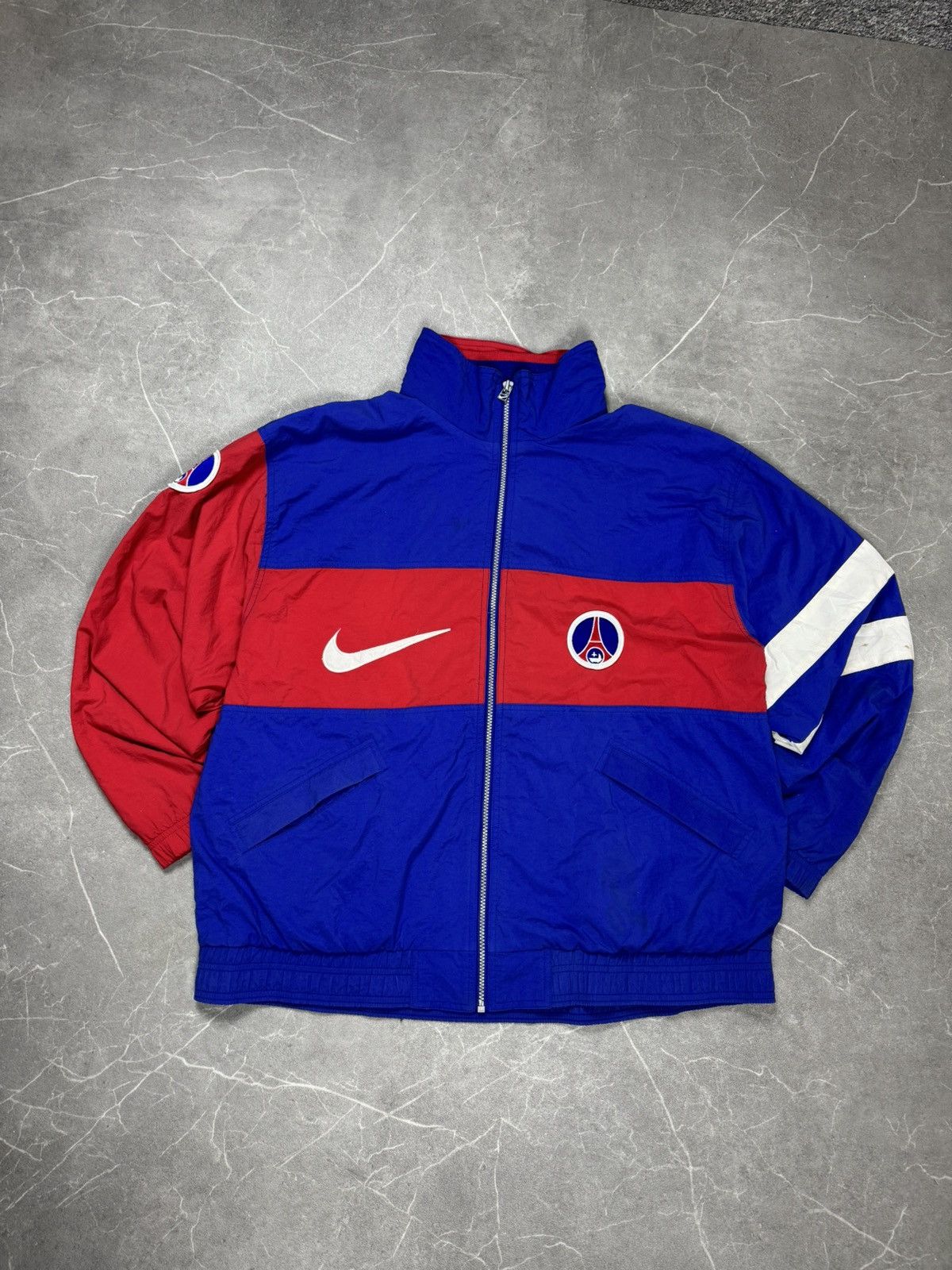 Nike Nike PSG Paris Saint Germain Training Zip 1995-1996 Size US L / EU 52-54 / 3 - 1 Thumbnail
