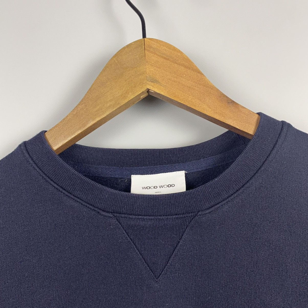 Wood Wood Soft Wood Wood Crewneck sweatshirt Double A black Small Size US S / EU 44-46 / 1 - 7 Thumbnail