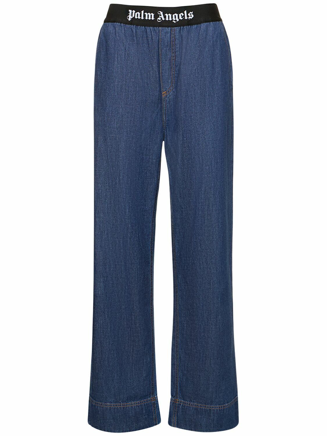 Palm Angels o1y1125 Denim Pant in Blue Size 27" / US 4 / IT 40 - 1 Thumbnail