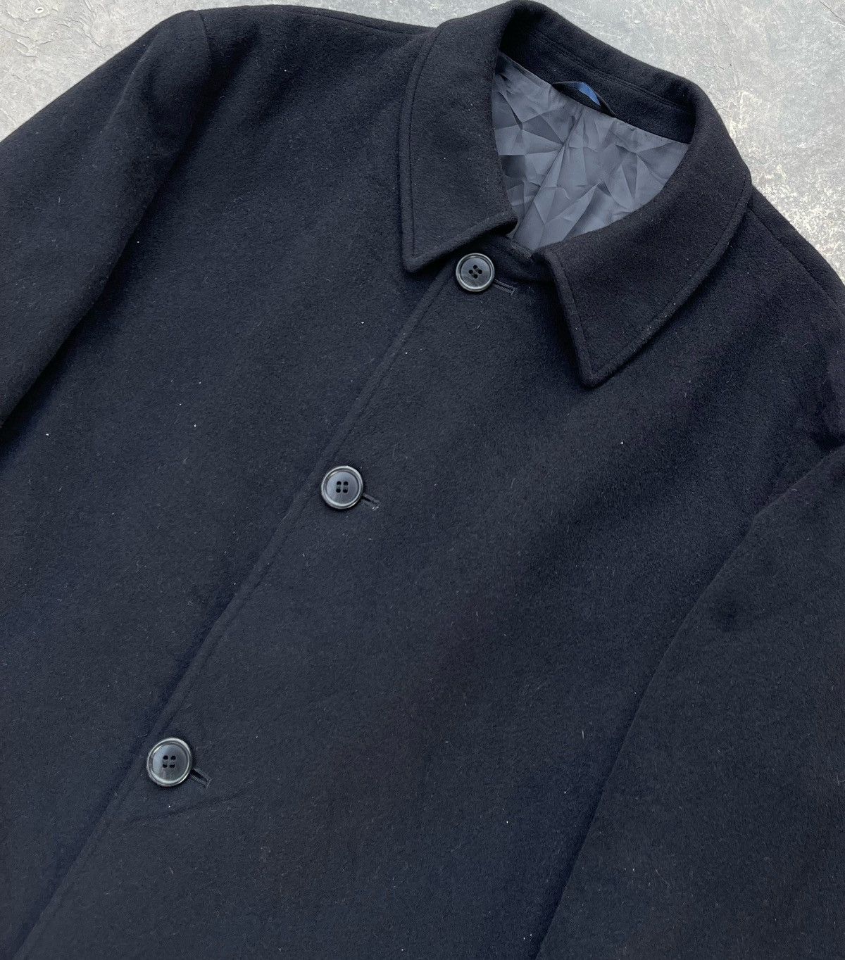 Yohji Yamamoto 🔥 YOHJI YAMAMOTO WOOL COAT BUTTON DOWN Size US L / EU 52-54 / 3 - 8 Thumbnail