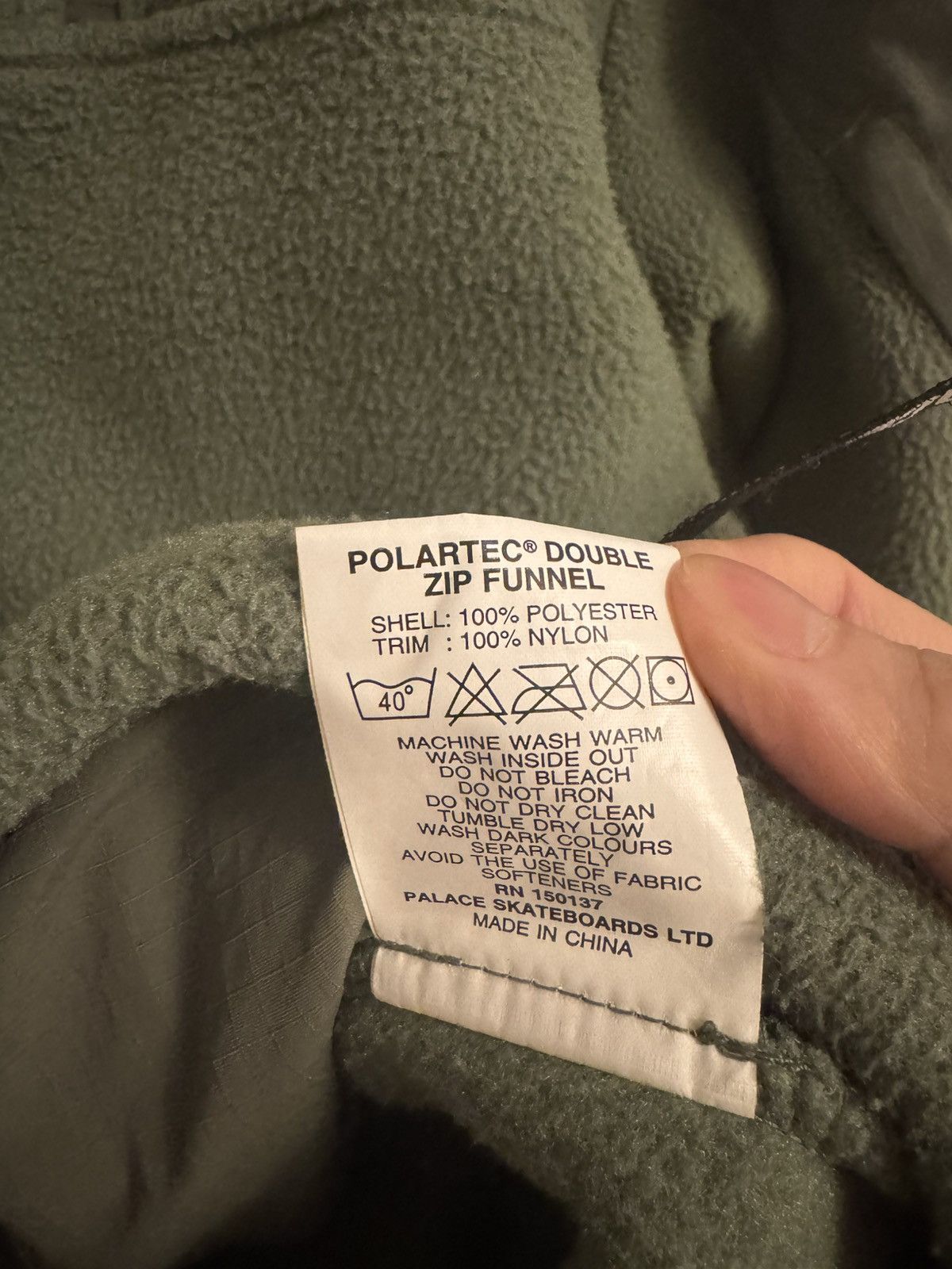 Palace Polartec Double Zip Funnel Jacket Size US S / EU 44-46 / 1 - 7 Thumbnail