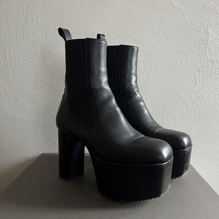 靴 rickowens kissboots 41 Rick Owens Kiss Boots size 41 or 8 US | eBay