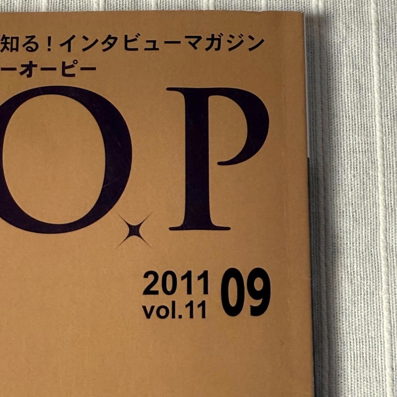 Designer T.O.P. Magazine Vol.11 SEP 2011 Feat John-Hoon K-POP Rare! Size ONE SIZE - 2 Thumbnail