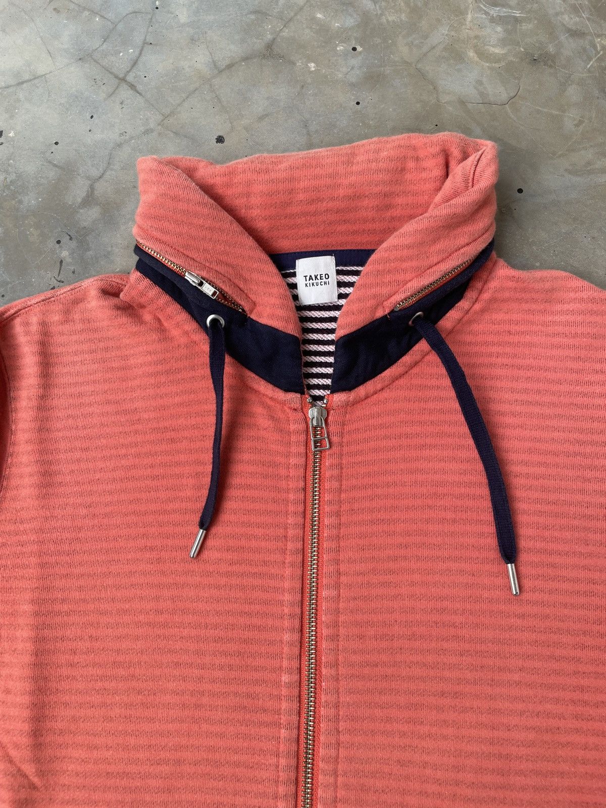 Takeo Kikuchi Takeo Kikuchi Full Zip Hidden Hoodie Sweater Jacket Size US L / EU 52-54 / 3 - 2 Thumbnail