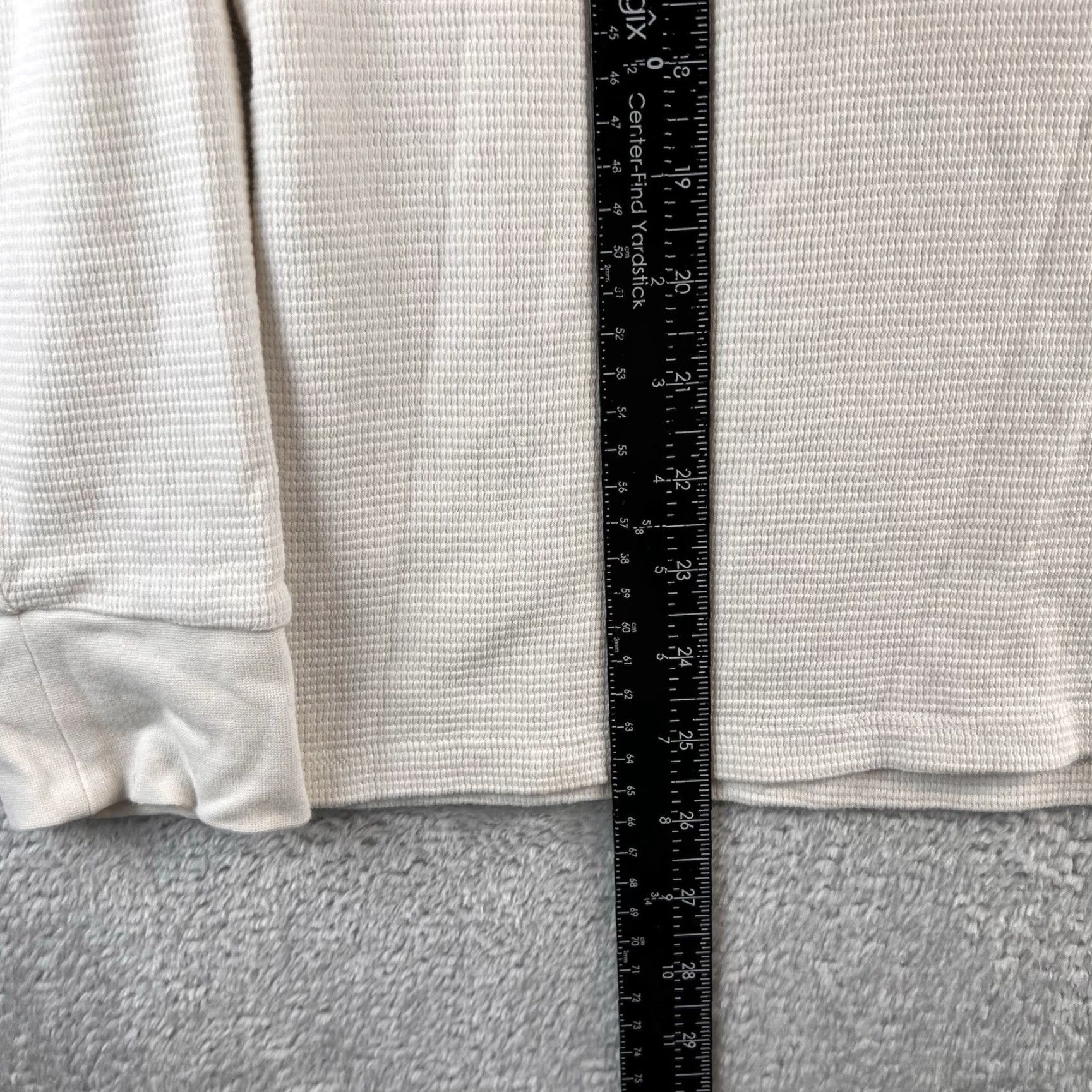 Lacoste Lacoste Shirt Thermal Waffle Knit Mens M White Sleepwear Long Sleeve Crew Neck Cotton Knit Pullover Sleepshirt Regular Size US M / EU 48-50 / 2 - 6 Thumbnail