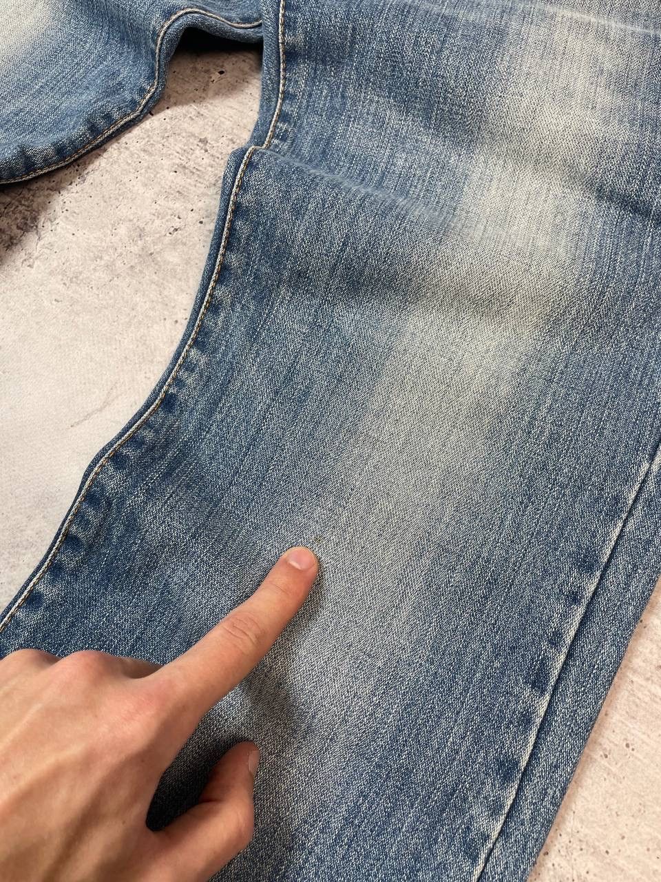 Diesel Vintage 00s Diesel Cheroe Bootcut Flared Denim Jeans Y2K Size 33" - 4 Thumbnail