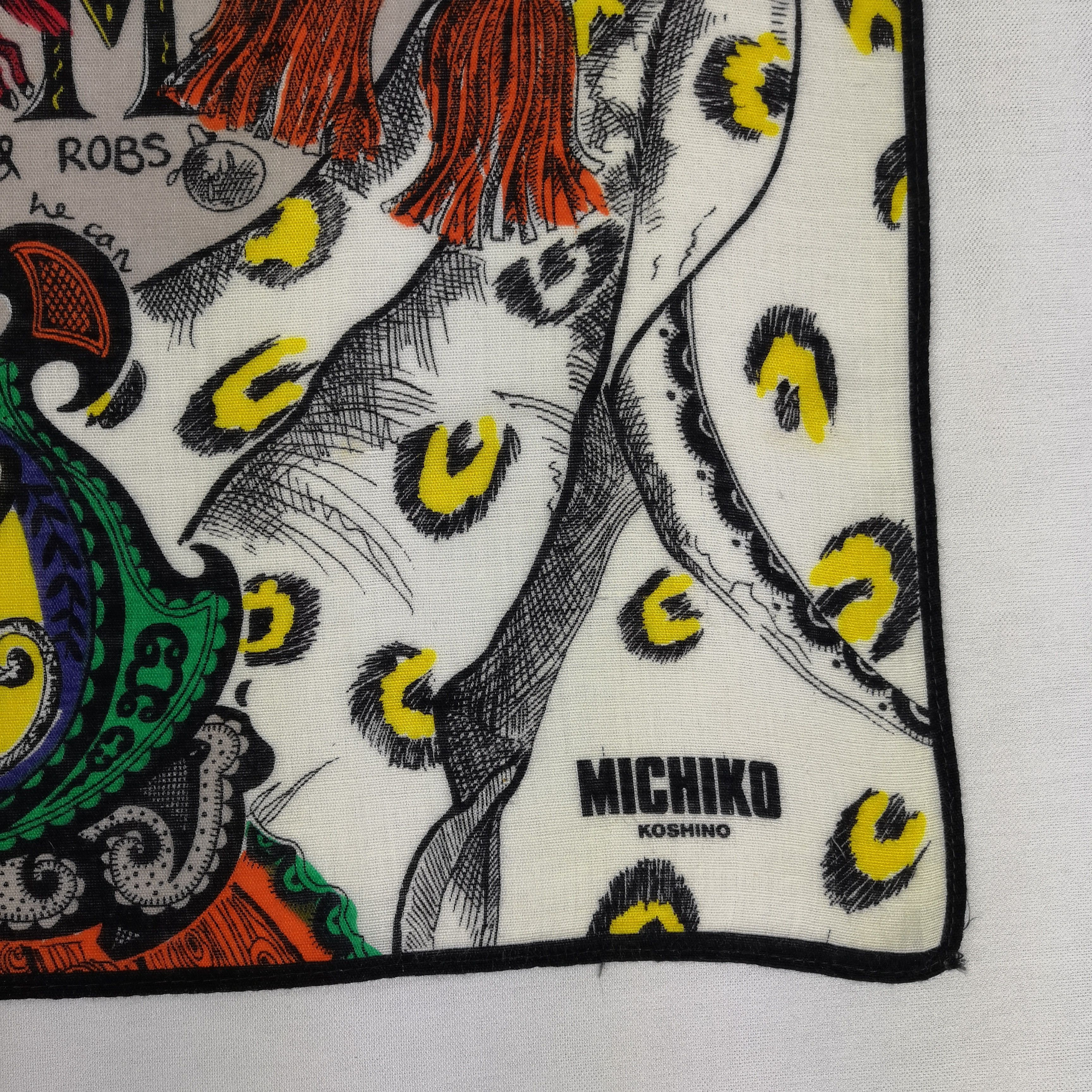 Michiko Koshino London Vintage Michiko London Bandana Handkerchief Neckerchief Size ONE SIZE - 2 Thumbnail