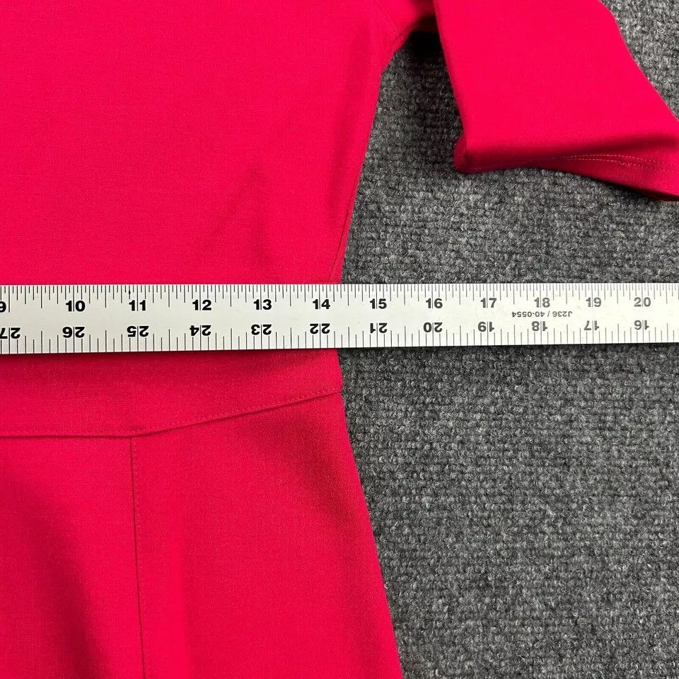 Lands' End Lands' End Dress Womens XS Pink A-Line 2-4 Polyester Blend Size XS / US 0-2 / IT 36-38 - 5 Thumbnail