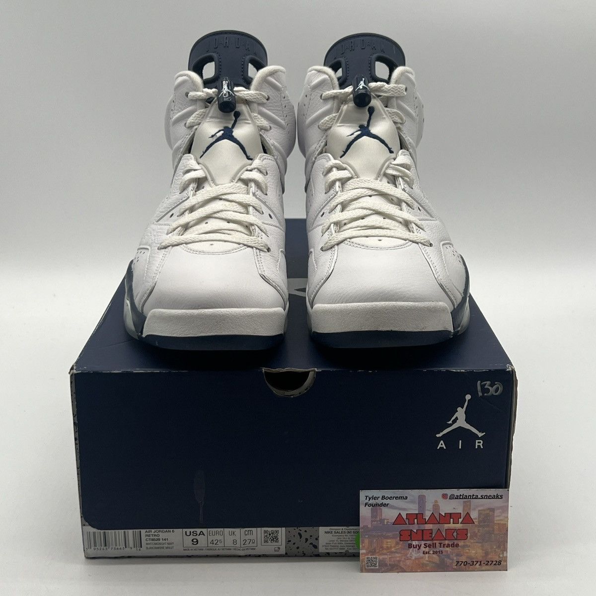 Jordan Brand Air Jordan 6 midnight navy Size US 9 / EU 42 - 2 Thumbnail