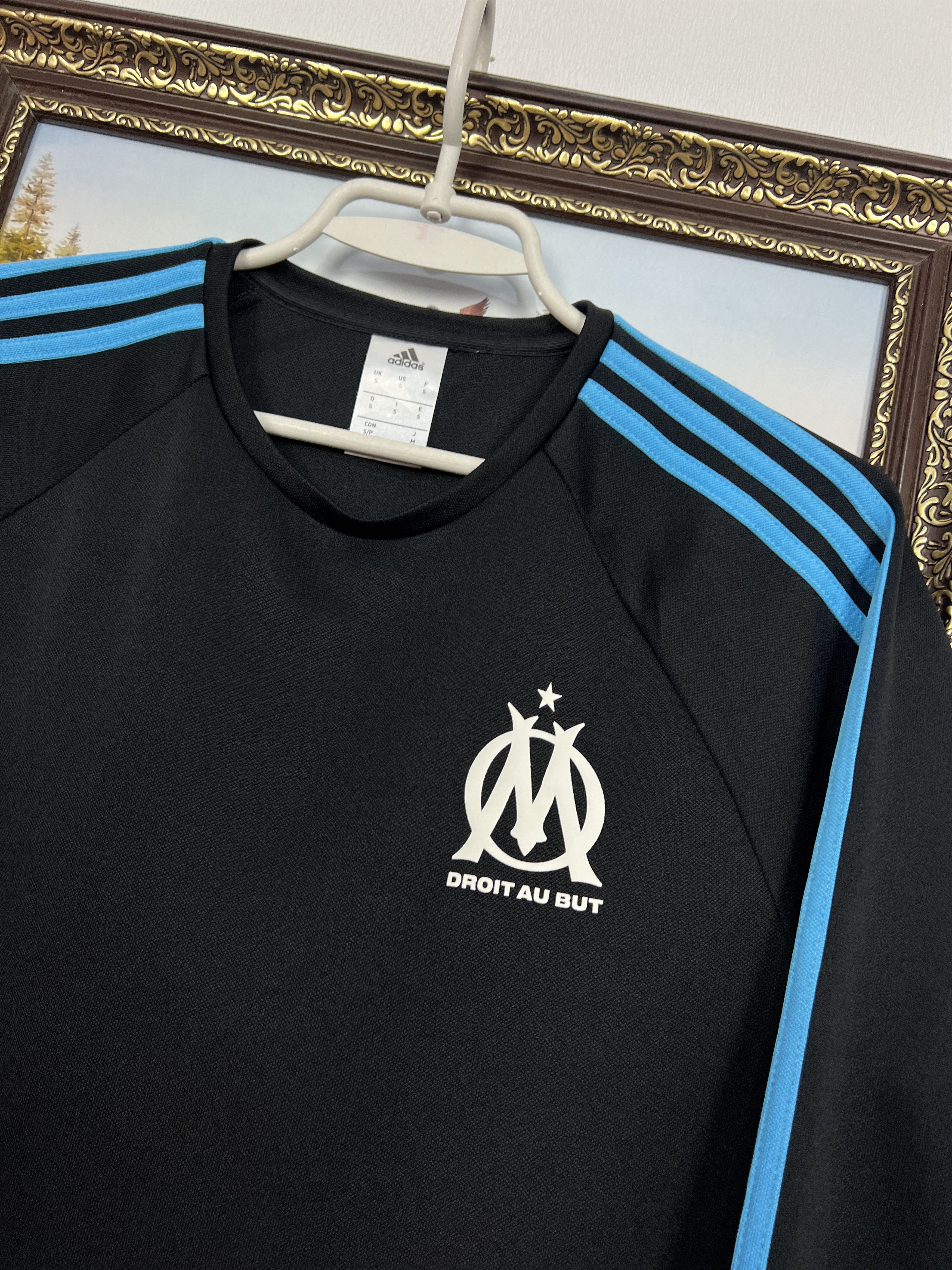 Adidas Adidas Marseille Football Sweatshirt Soccer Train Track Top Size US S / EU 44-46 / 1 - 3 Thumbnail