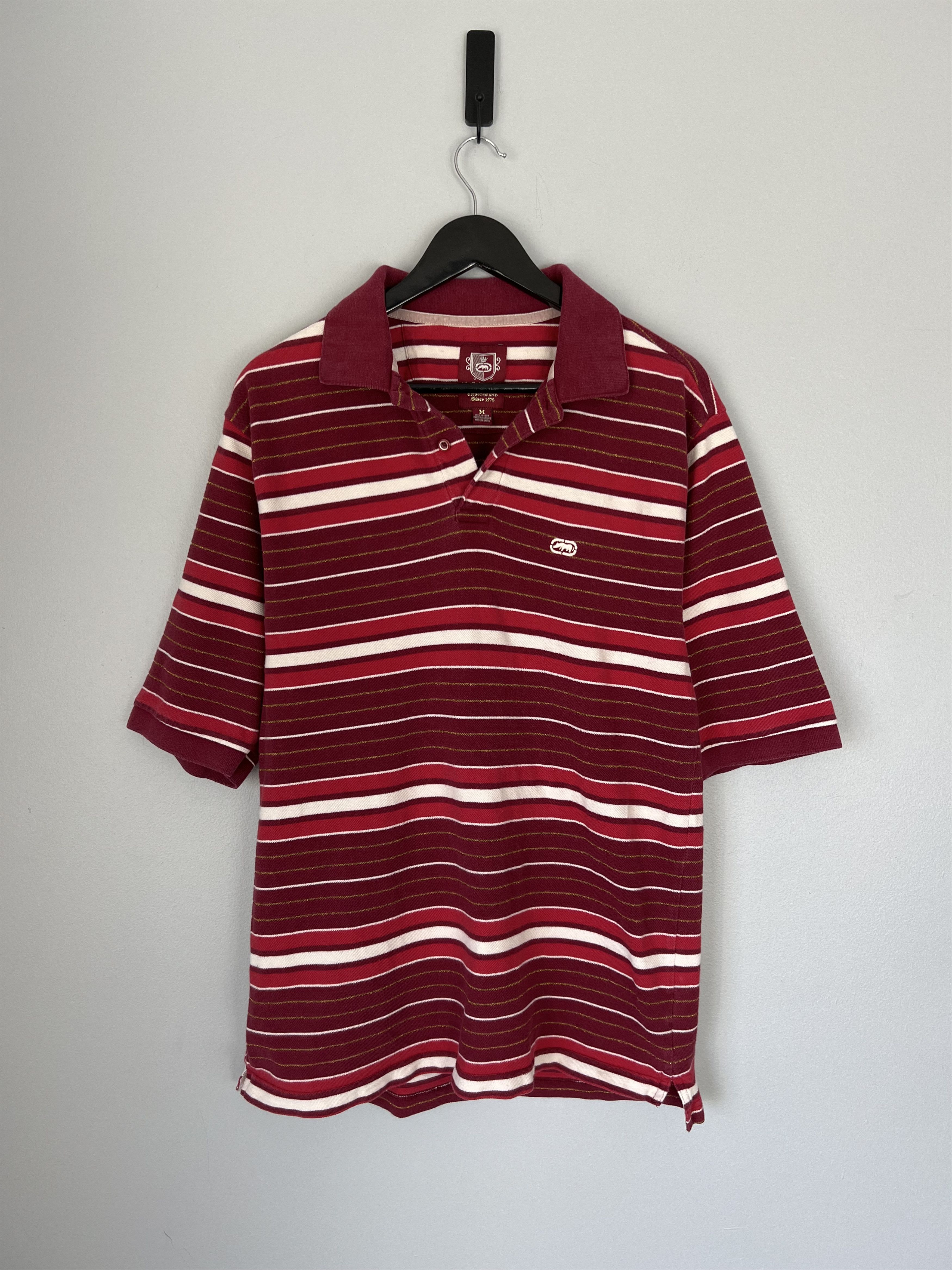 Ecko Unltd. Y2K Ecko Unltd. Striped Polo in Red Size US M / EU 48-50 / 2 - 1 Thumbnail