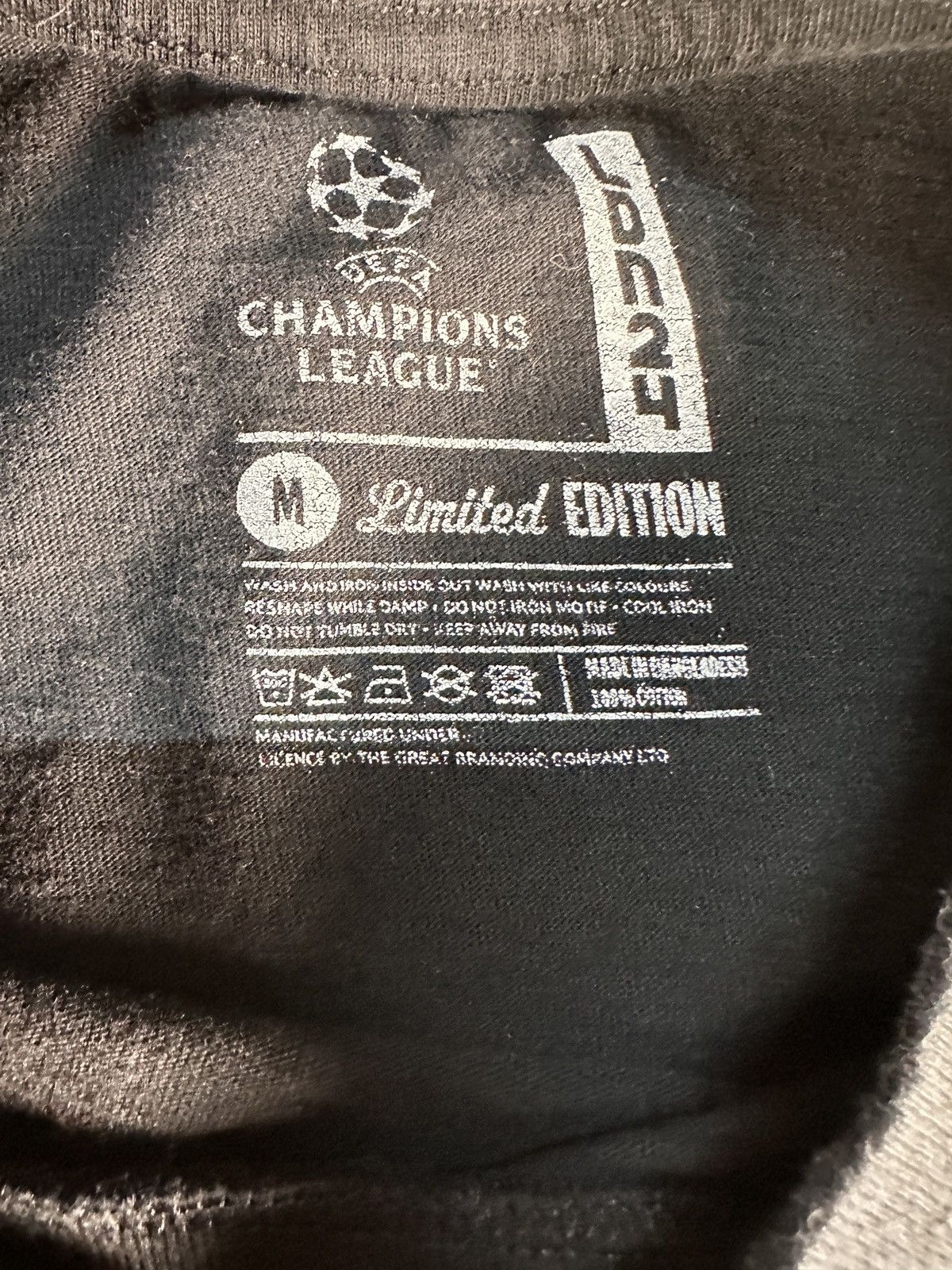 Other Black Champions League Final 2024 Limited Edition T-Shirt Size US M / EU 48-50 / 2 - 3 Thumbnail
