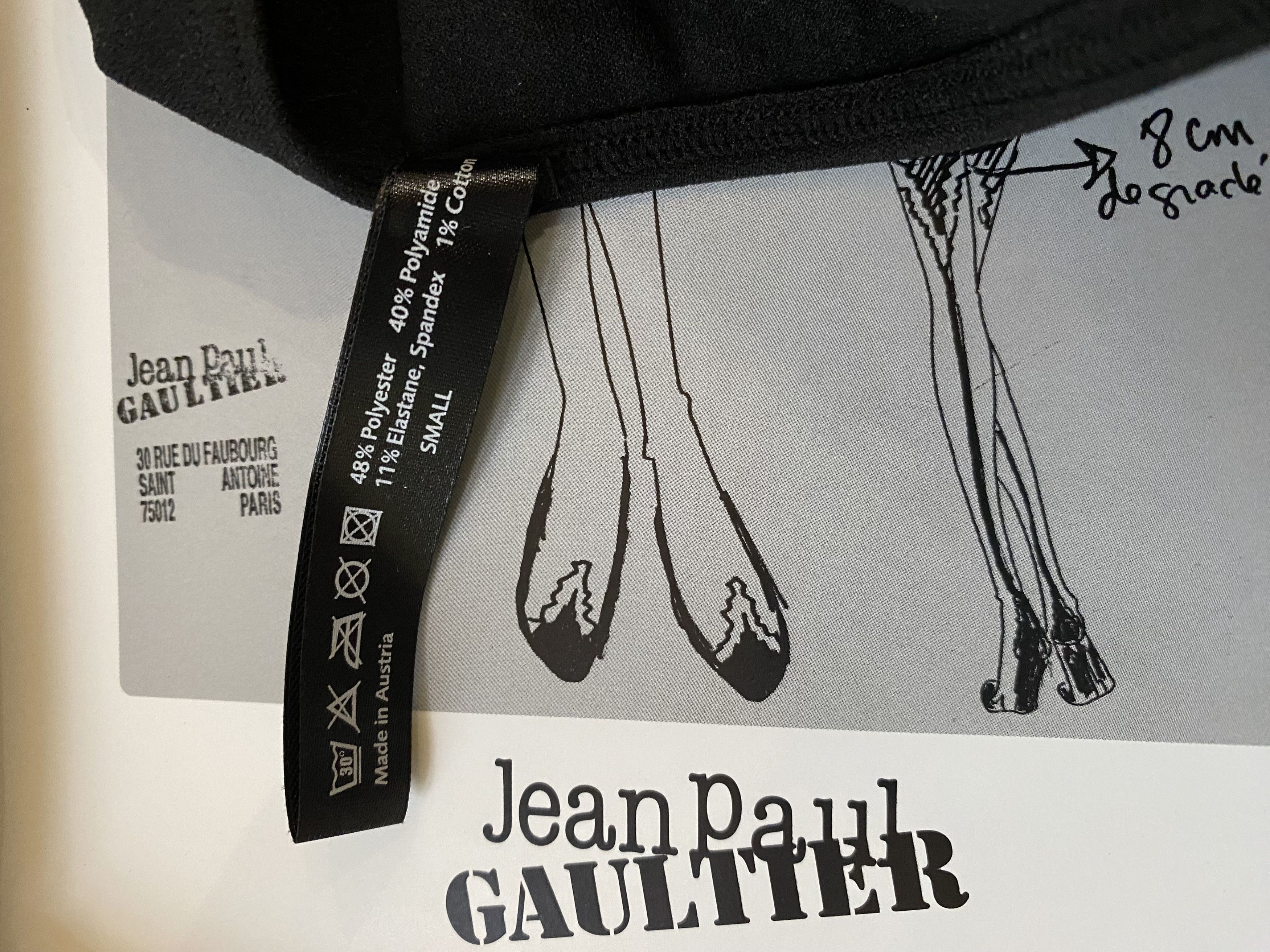 Jean Paul Gaultier Jean Paul Gaultier Wolford Mesh Sheer Transparent Top Body Size S / US 4 / IT 40 - 13 Thumbnail