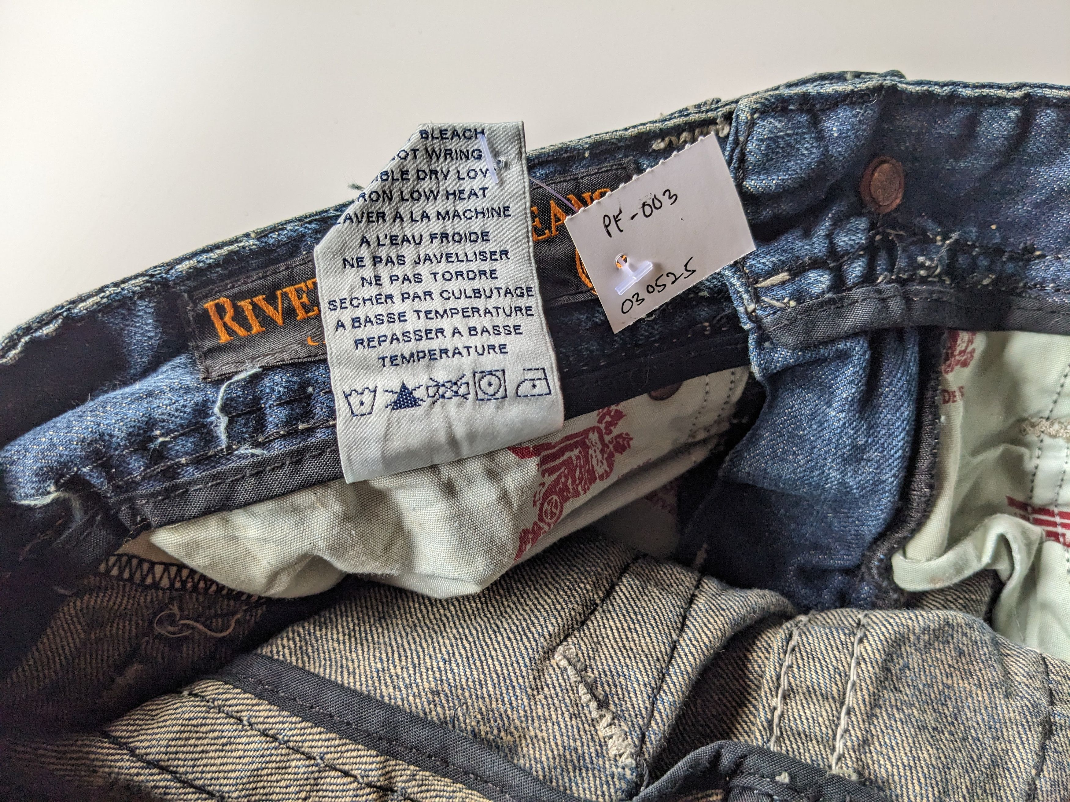 If Six Was Nine × Japanese Brand × Tornado Mart Rivet de Cru distressed ripped jeans Size US 32 / EU 48 - 8 Thumbnail