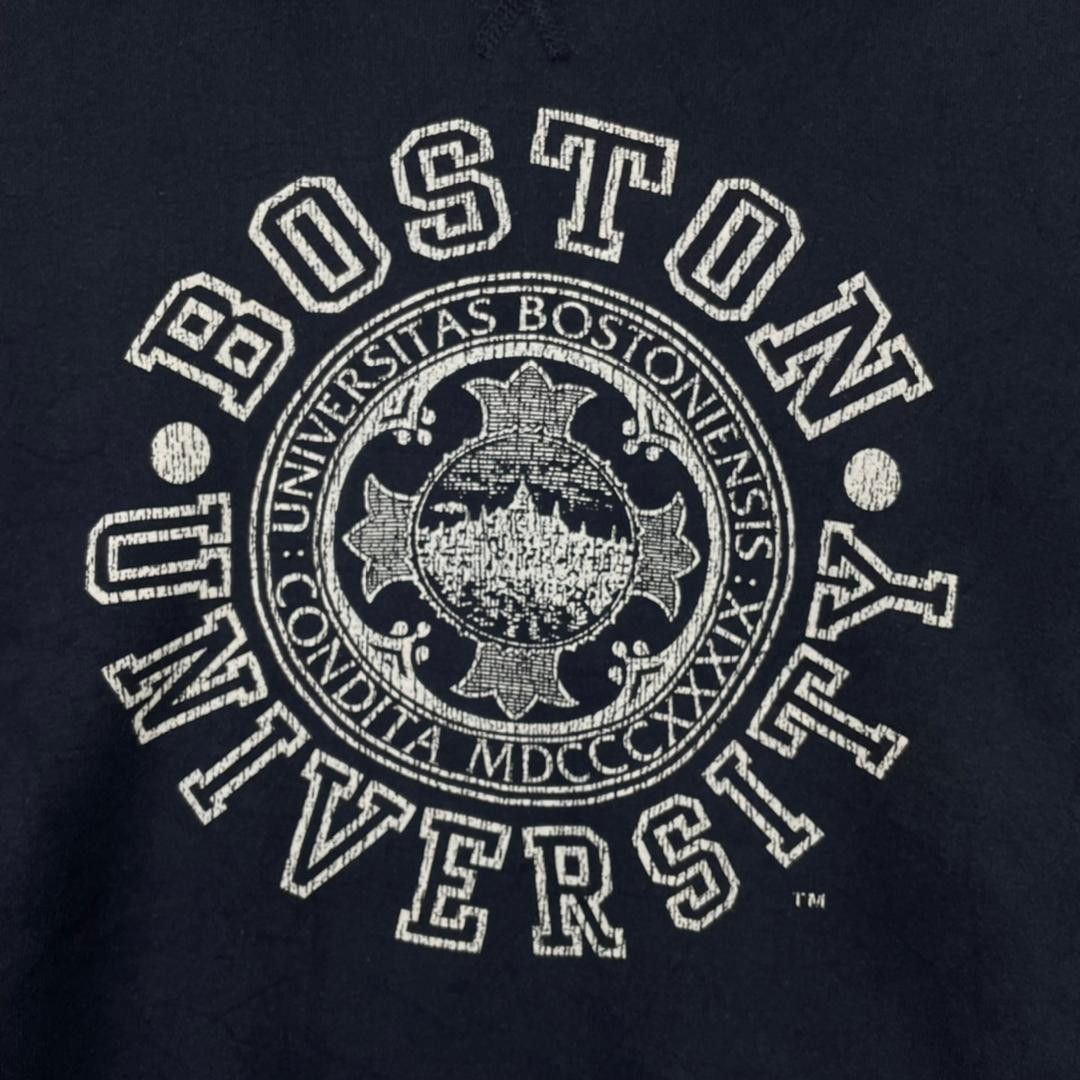 Vintage Vintage Boston University Spell Out Logo Sweatshirt Size US L / EU 52-54 / 3 - 5 Thumbnail