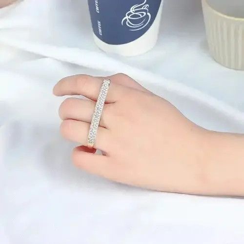 Jewelry × Vintage 1PC Metal Fashion Three Fingers Knuckle Duster Ring Size ONE SIZE - 4 Thumbnail