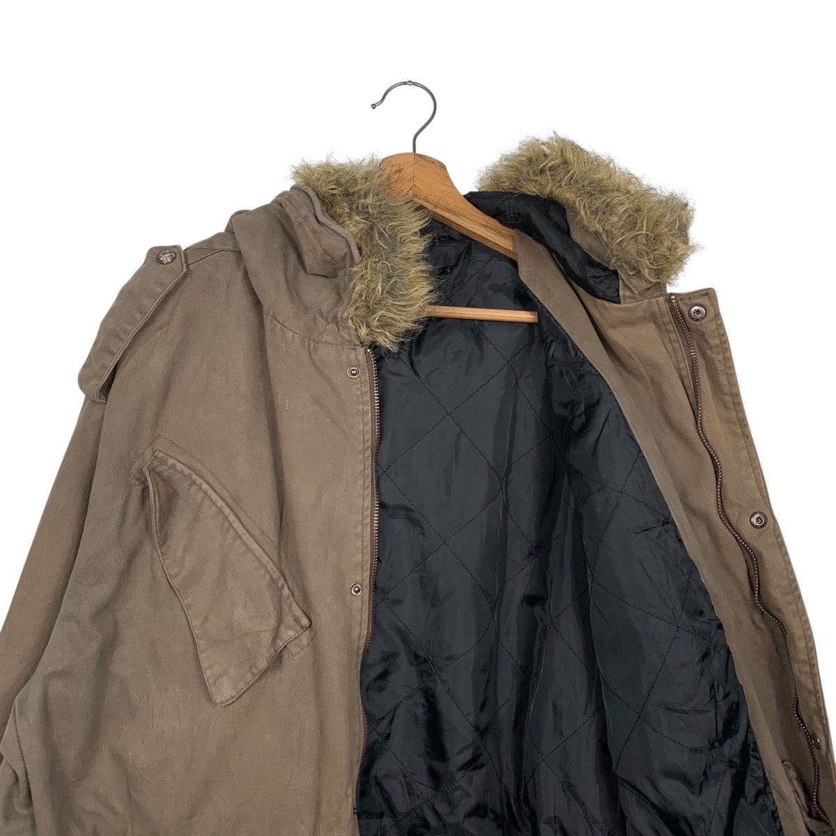 Japanese Brand Japanese Brand R11 Hooded Military Parka Size US XXL / EU 58 / 5 - 11 Thumbnail