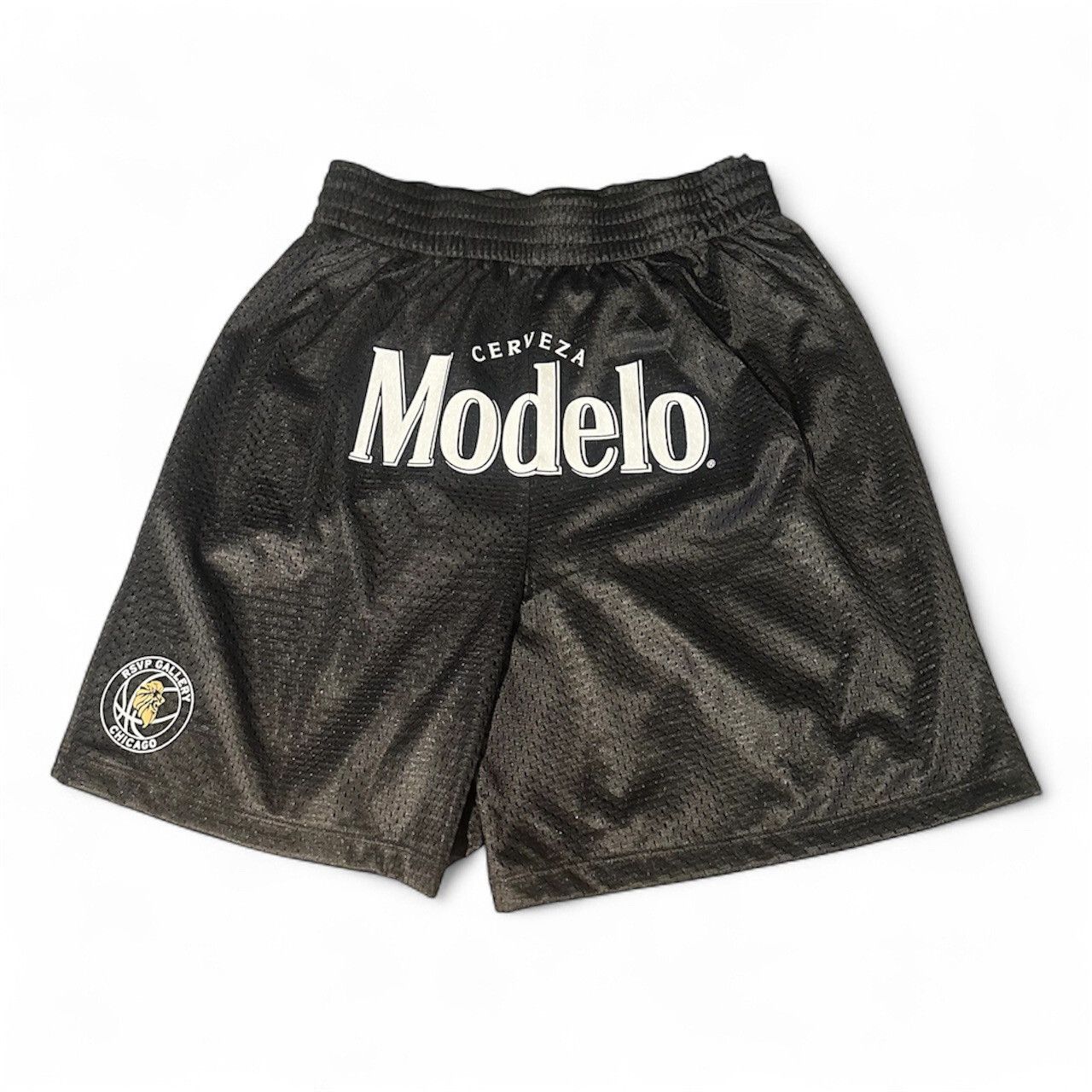Rsvp Gallery RARE RSVP Gallery Chicago Modelo Beer Mesh Basketball Shorts Size US 30 / EU 46 - 1 Thumbnail