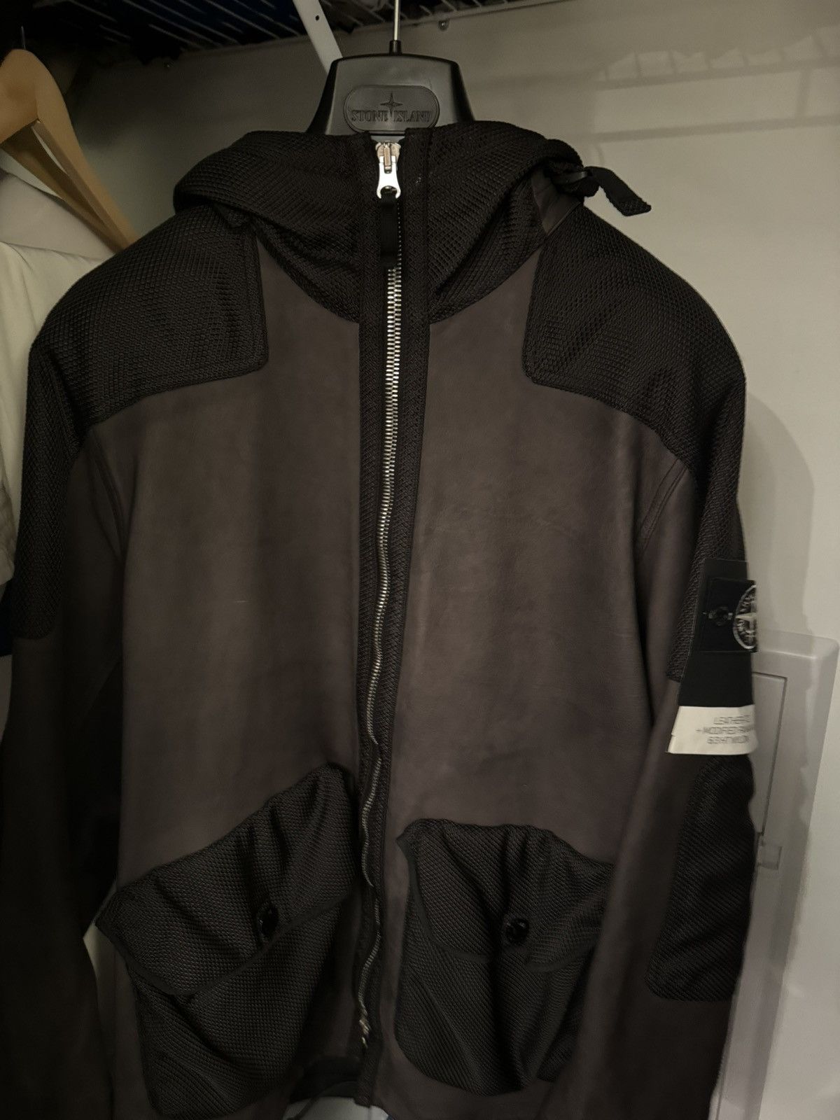 Stone Island Stone Island Leather-TC Modified Panama 6/3 HT Nylon jacket Size US M / EU 48-50 / 2 - 18 Thumbnail