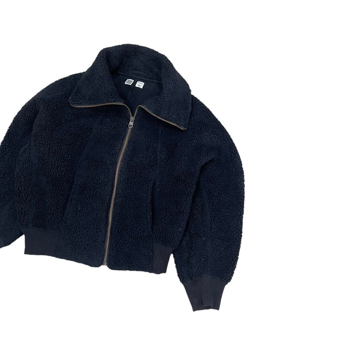 Lemaire × Uniqlo Vintage Uniqlo x Lemaire Turtleneck Sherpa Zipper Jacket Size L / US 10 / IT 46 - 3 Thumbnail