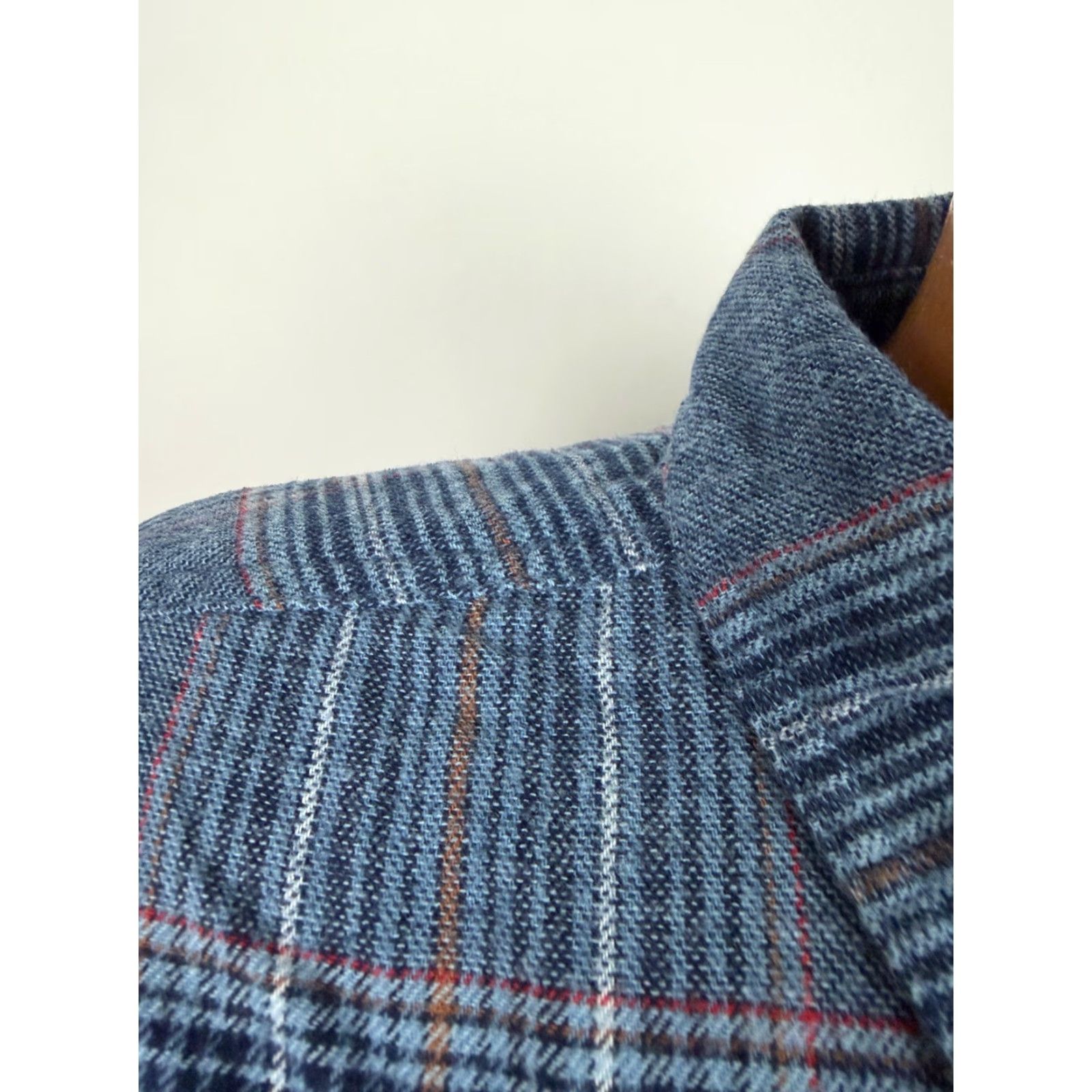 Eddie Bauer Eddie Bauer Flannel Shirt Men XXL Tight Fit Blue Plaid Cotton Button Up Outdoors Size US XXL / EU 58 / 5 - 5 Thumbnail