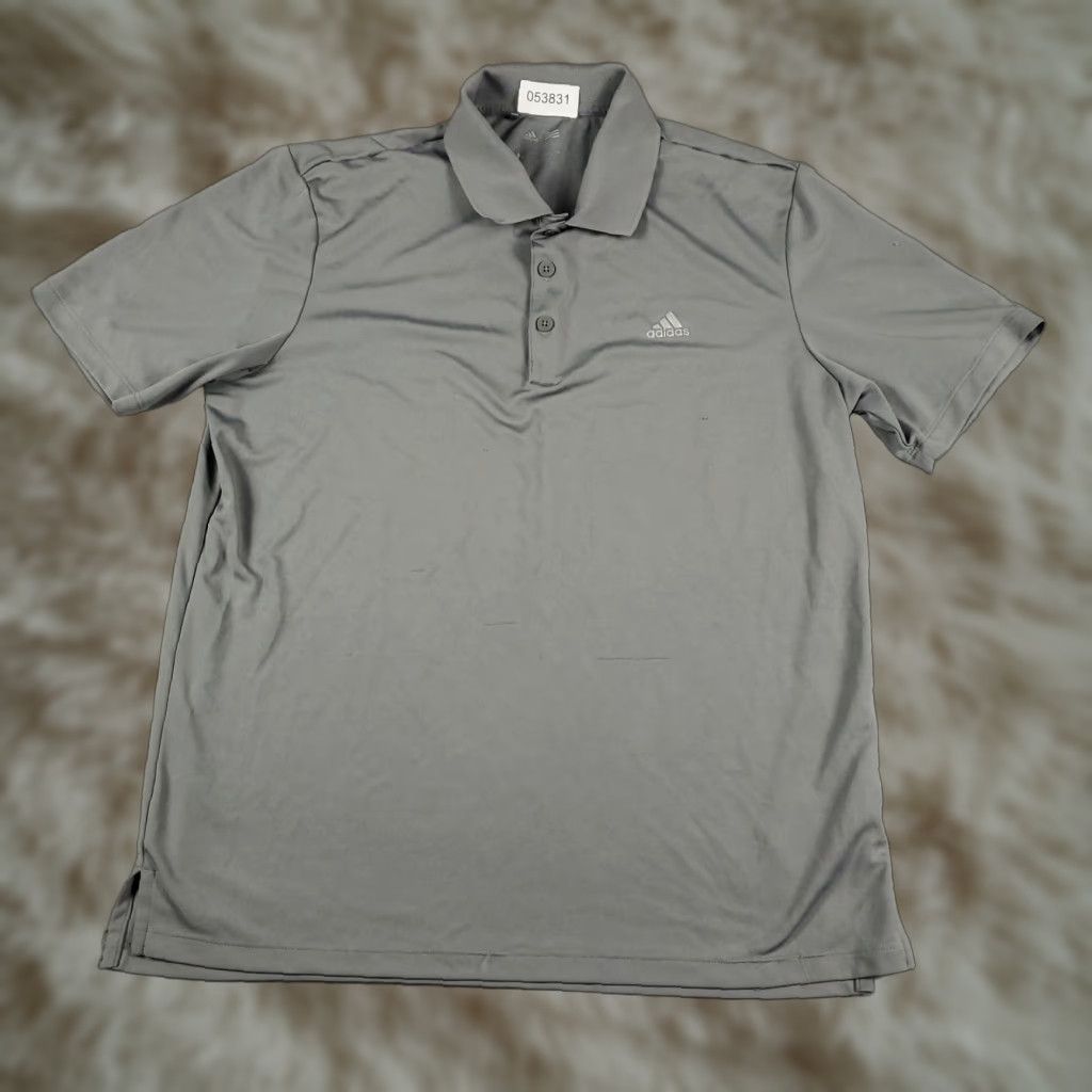 Adidas adidas Polo Shirt Mens Size Medium Gray Golf Casual Short Sleeve STAINED Size US M / EU 48-50 / 2 - 1 Thumbnail