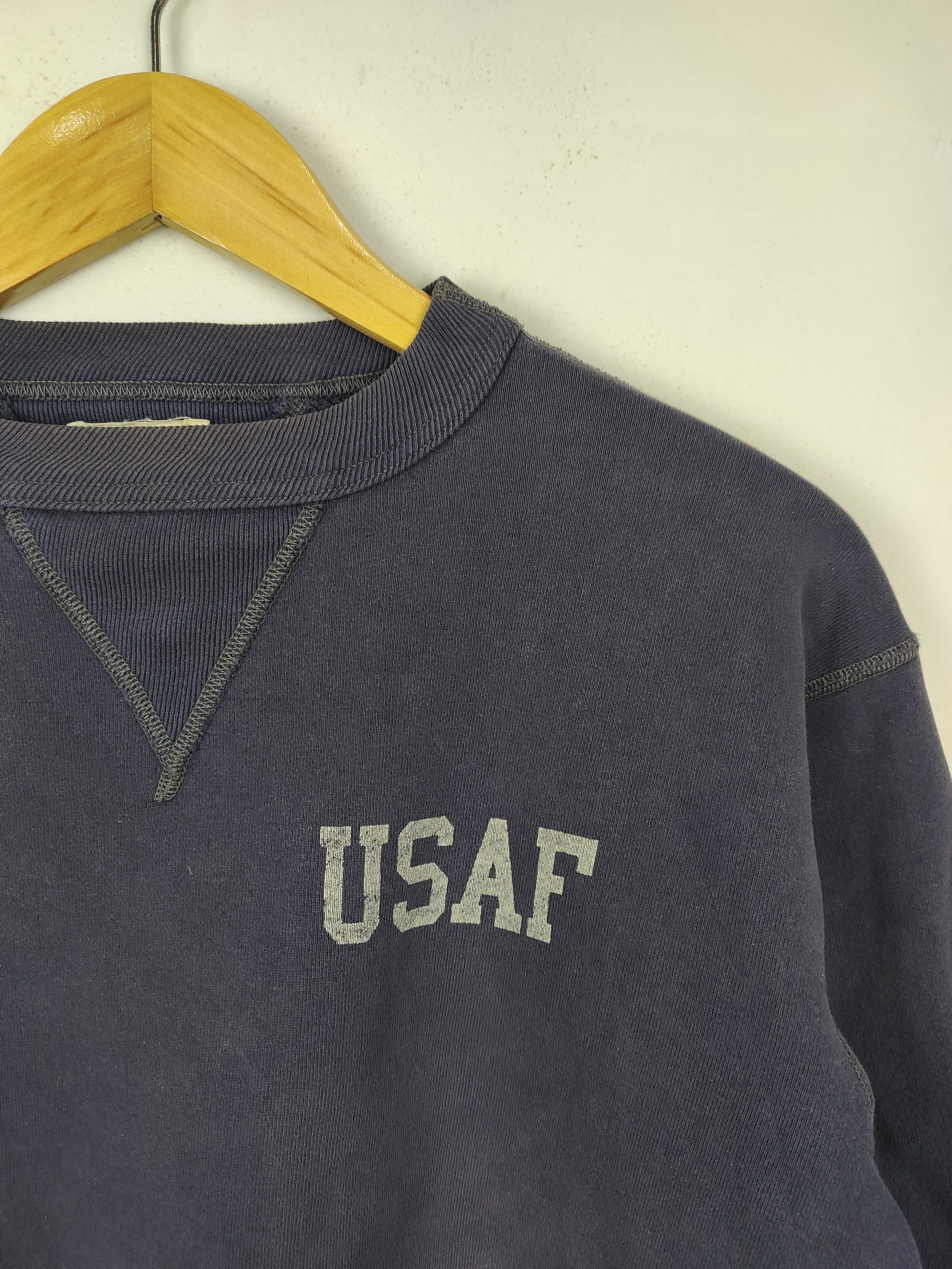 The Real McCoy's Vintage Sunfaded The Real McCoy USAF Military Sweatshirt Size US S / EU 44-46 / 1 - 4 Thumbnail