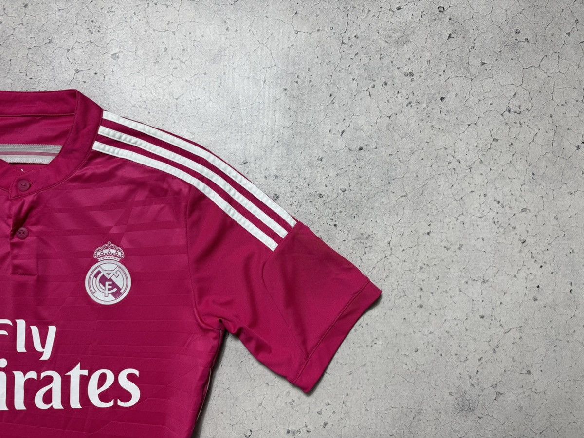 Adidas Adidas FC Real Madrid 2014/2015 Soccer Jersey Vintage Pink Size US S / EU 44-46 / 1 - 3 Thumbnail