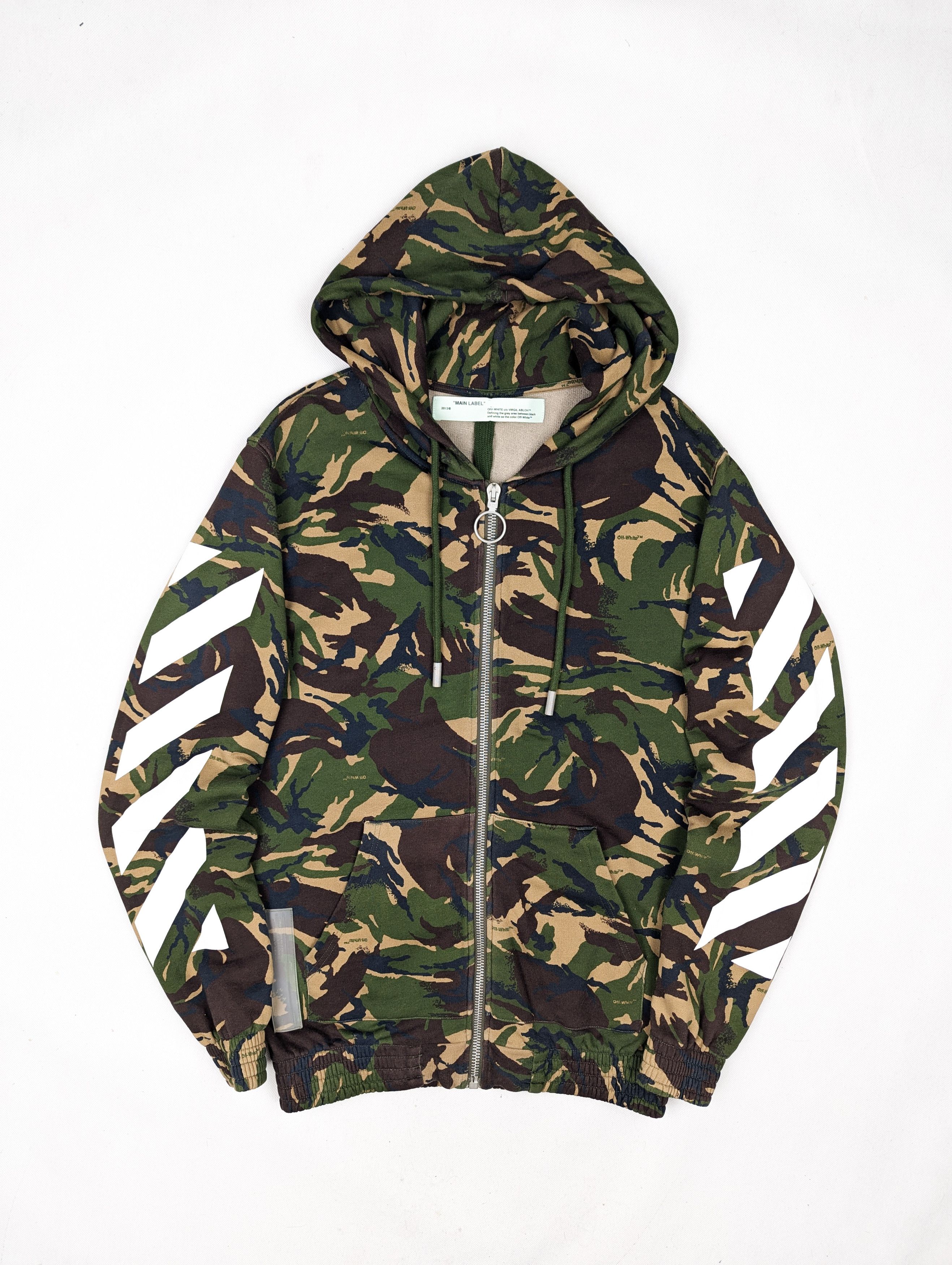 Off-White Off-White camo zip hoodie S Size US S / EU 44-46 / 1 - 2 Thumbnail