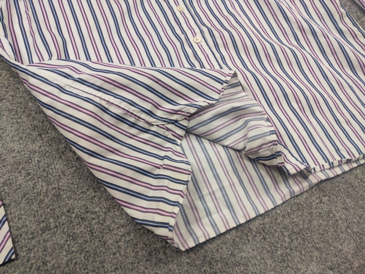 Burberry Vintage Burberry London loose shirt thin stripes cufflinks Size US XL / EU 56 / 4 - 8 Thumbnail