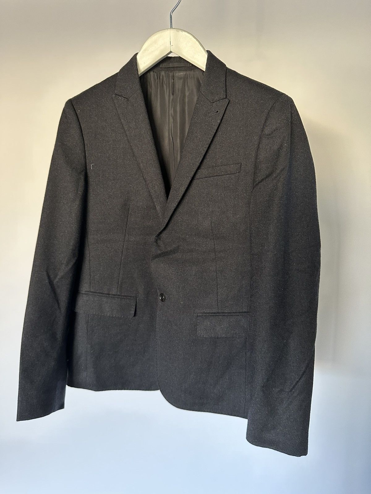 ALLSAINTS Italian Wool Single Breasted Blazer