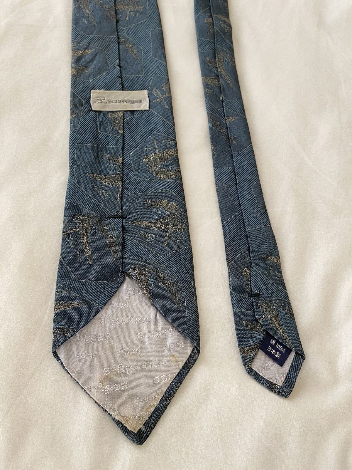 Courreges blue tie