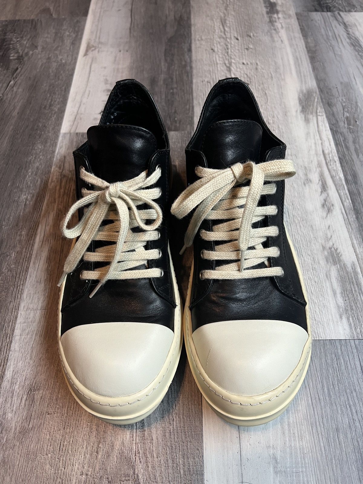 Rick Owens Mainline Leather Low Top