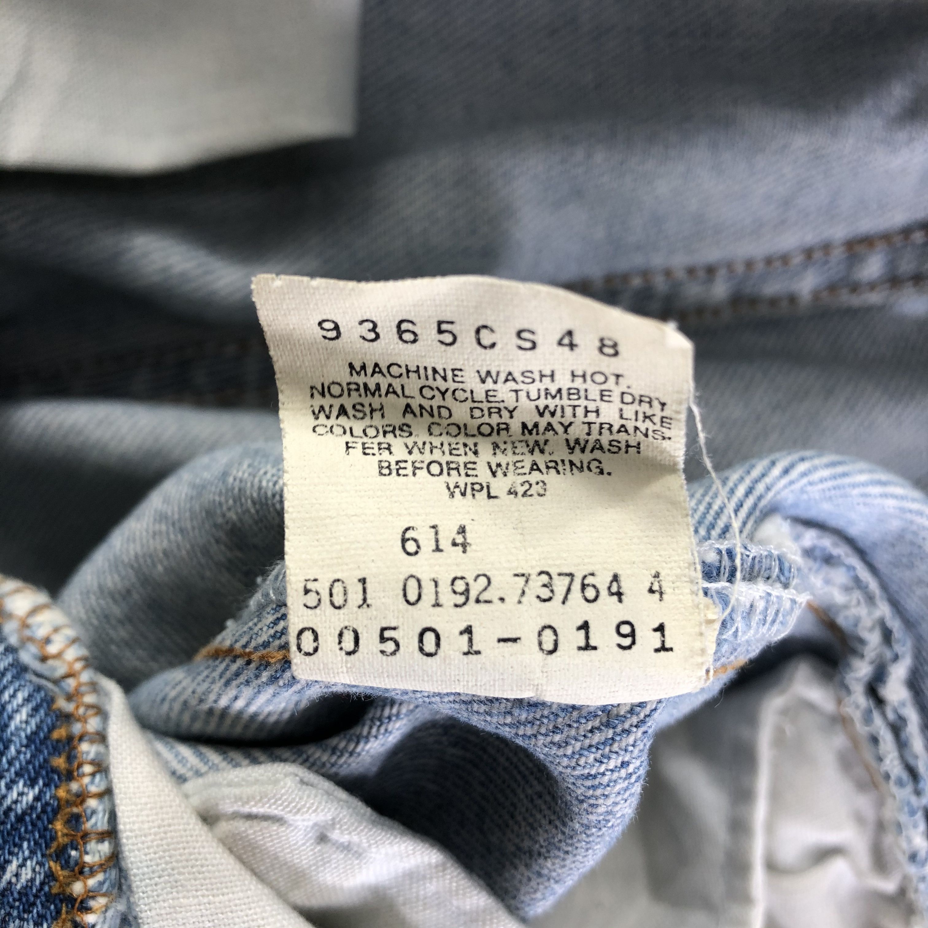 Levi's × Vintage Vintage 90s Blue Wash Levis 501 Jeans-JM3721 Size US 31 - 10 Thumbnail