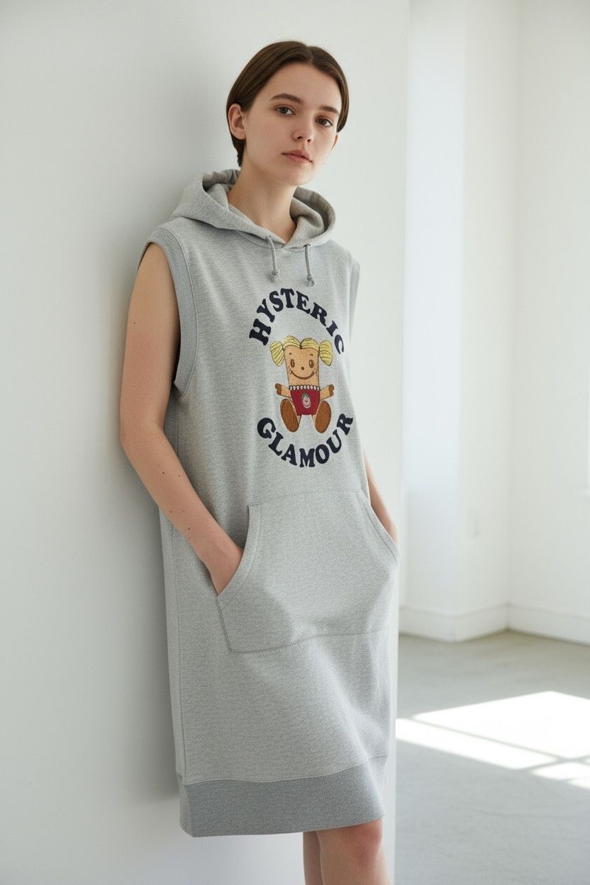 Hysteric Glamour Vintage 90’s HYSTERIC GLAMOUR DOLLS Sleeveless Hoodie Dress Size S / US 4 / IT 40 - 1 Thumbnail