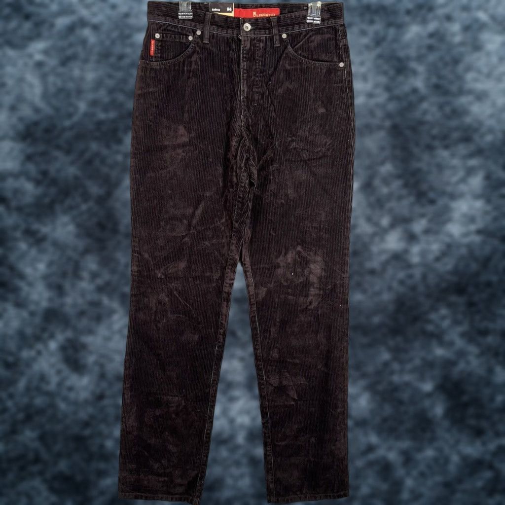Vintage VINTAGE Alberto Denim Jeans Adult 32 x 34 Purple Denim Straight Size US 32 / EU 48 - 1 Thumbnail