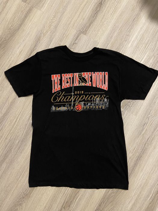 ovo best in the world raptors shirt
