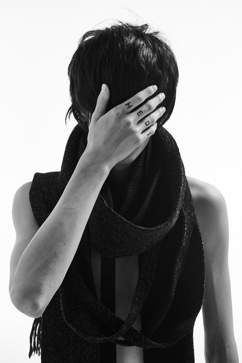 Dior DIOR HOMME BY HEDI SLIMANE 04AW/FW Multi-Strand Fringe Scarf Size ONE SIZE - 1 Thumbnail
