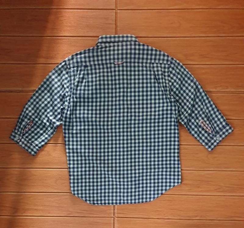 Stussy × Vintage Vintage 90’s Stussy 3rd Quater Sleeve Flannel Size US L / EU 52-54 / 3 - 2 Thumbnail
