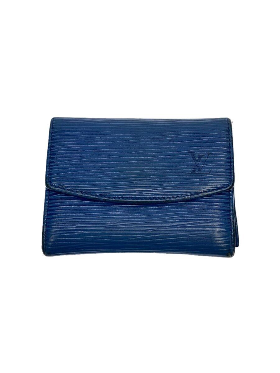 Louis Vuitton Louis Vuitton Epi Porto Monnaie Simple Leather Blue Size ONE SIZE - 1 Thumbnail