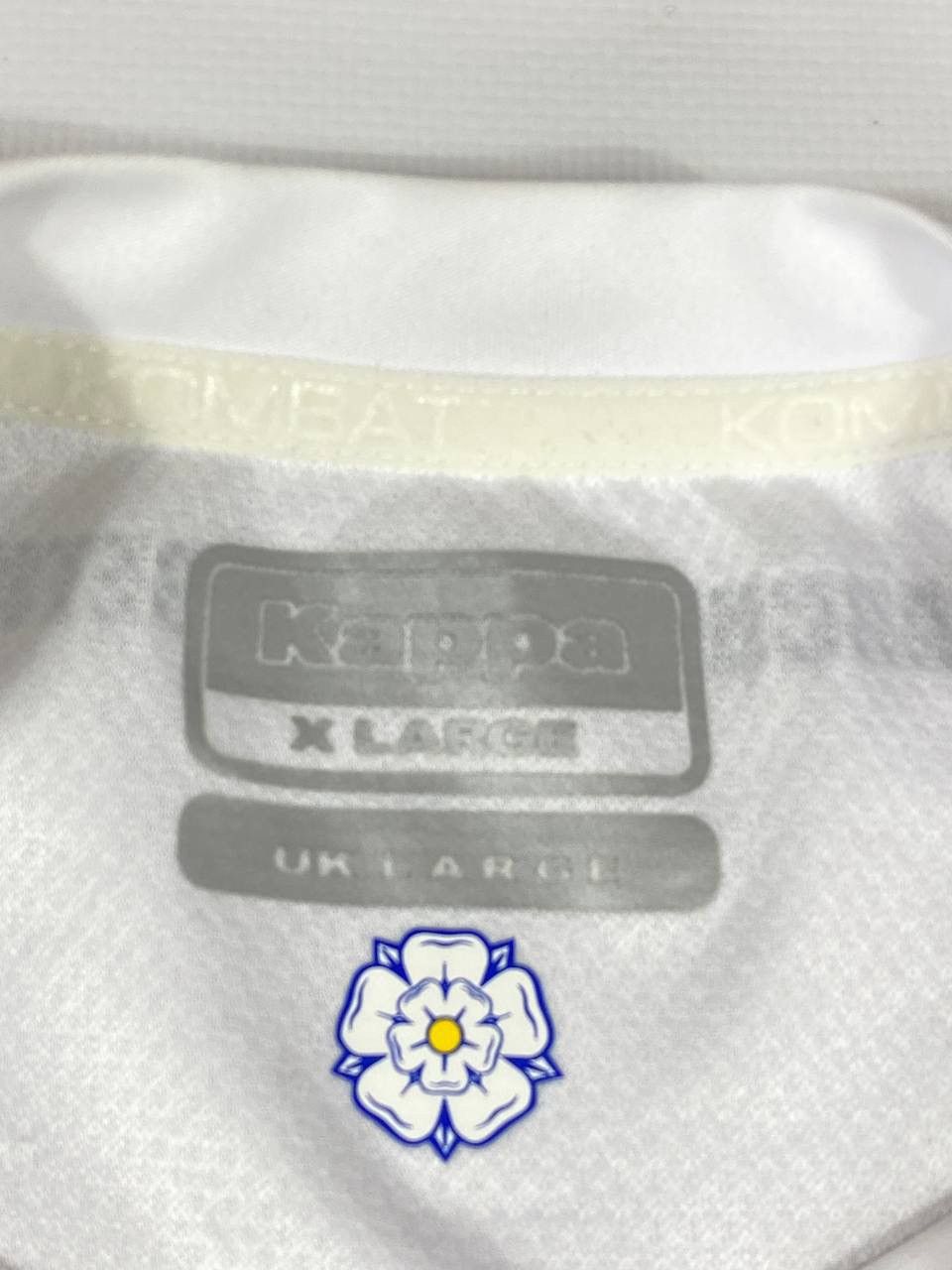 Kappa Leeds United Soccer Jersey Kappa Monogram 2019-20 Home Kit Size US XL / EU 56 / 4 - 6 Thumbnail