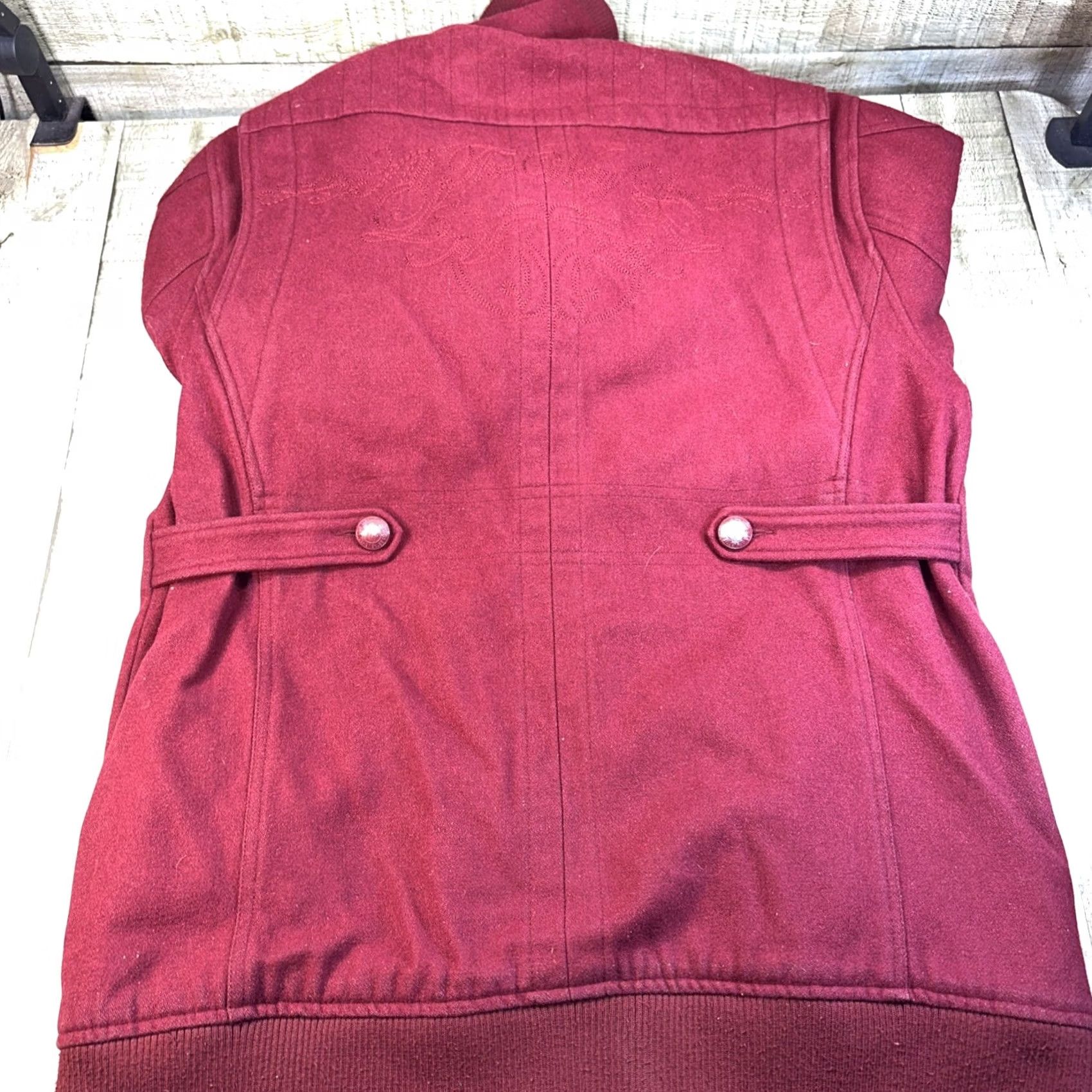 Olive LIVE Mechanics jacket Mens size 2XL red zip front Windbreaker Mik? Size US XXL / EU 58 / 5 - 6 Thumbnail