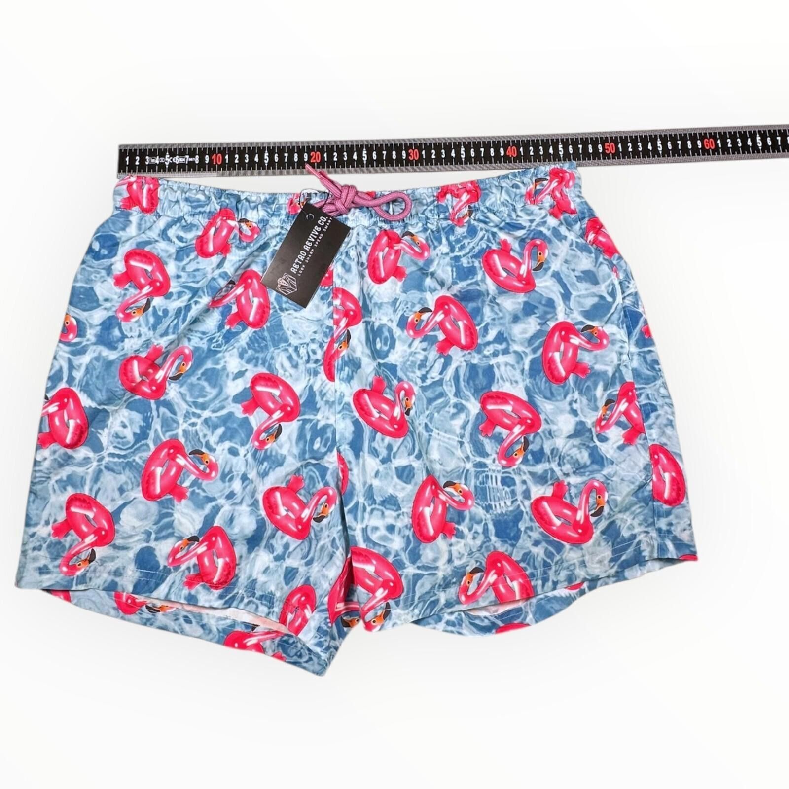 Primark Primark Swim Shorts Men's UK Size XL Blue Flamingo Float Size US 36 / EU 52 - 5 Thumbnail