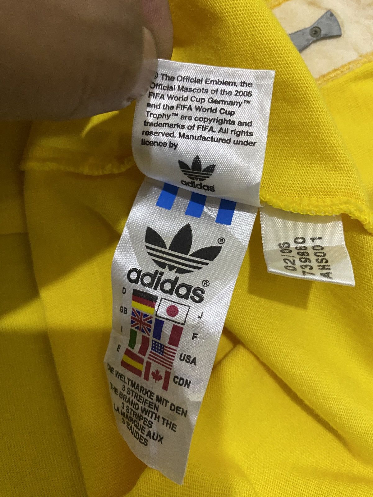 Adidas Adidas Originals Sweden 1974 WC Jersey Ibrahimovic #10 Size US L / EU 52-54 / 3 - 9 Thumbnail