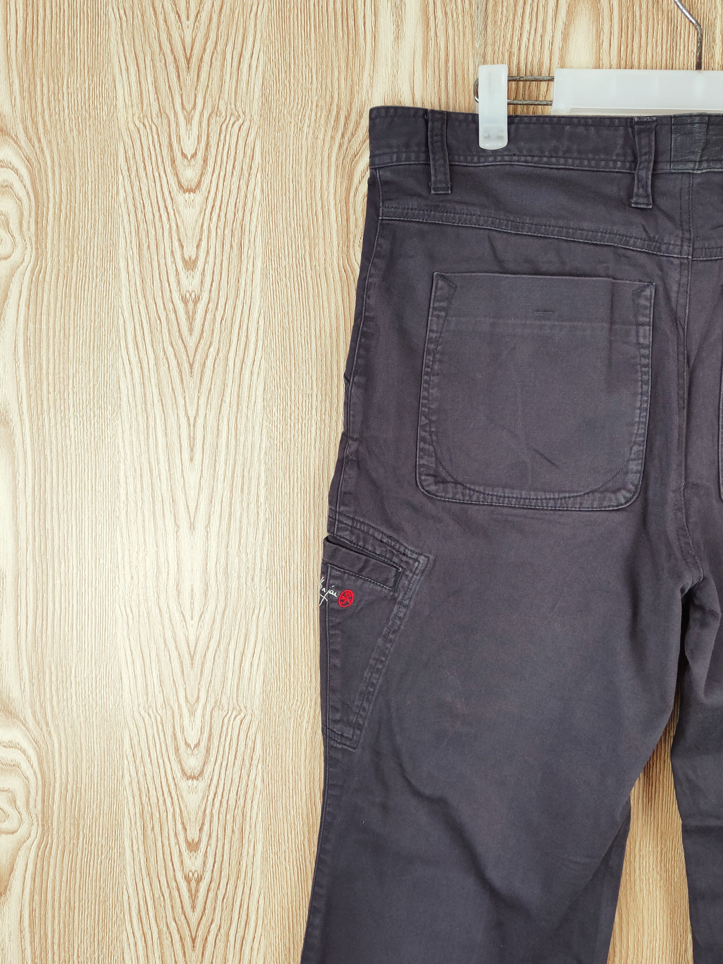 Japanese Brand Castelbajac Dark Blue Multipocket Tactical Cargo Pants #W275 Size US 35 - 9 Thumbnail