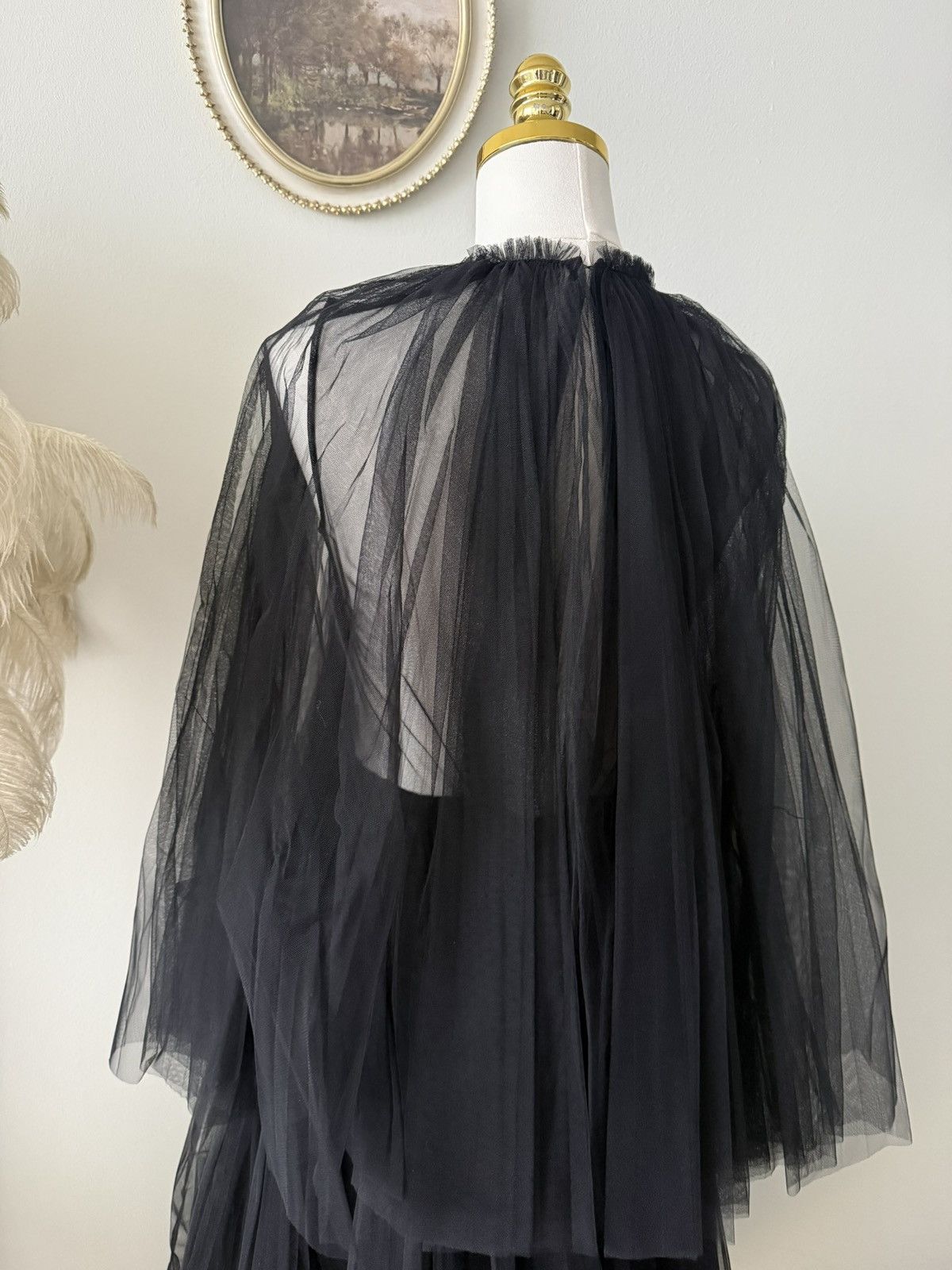Dolce & Gabbana Tulle dolce & gabbana midi dress Size S / US 4 / IT 40 - 4 Thumbnail